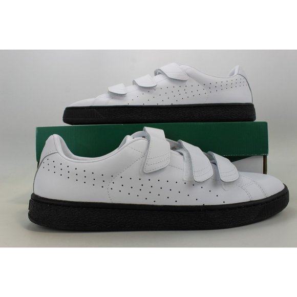 puma basket bow white